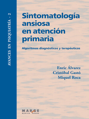 cover image of Sintomatología ansiosa en atención primaria